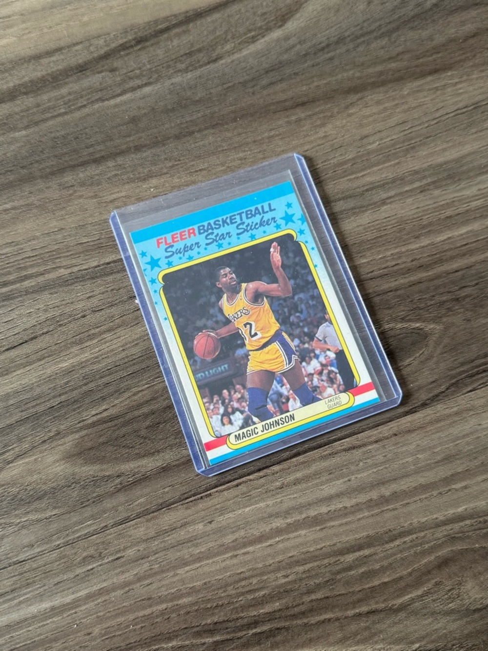 Magic Johnson Fleer Basketball Sticker